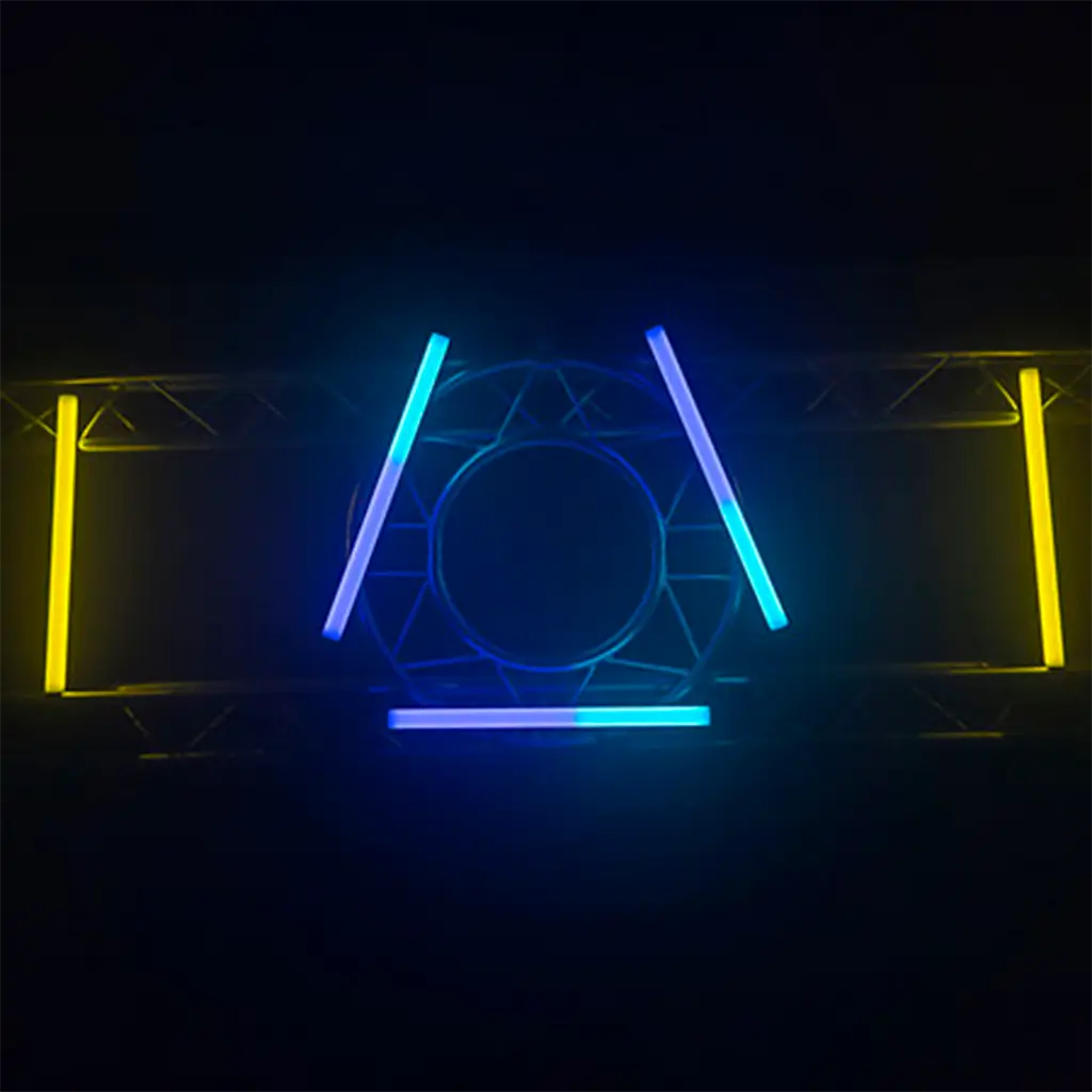 Mehrfarbige LED-Leiste mit Musikerkennung Neon Bar