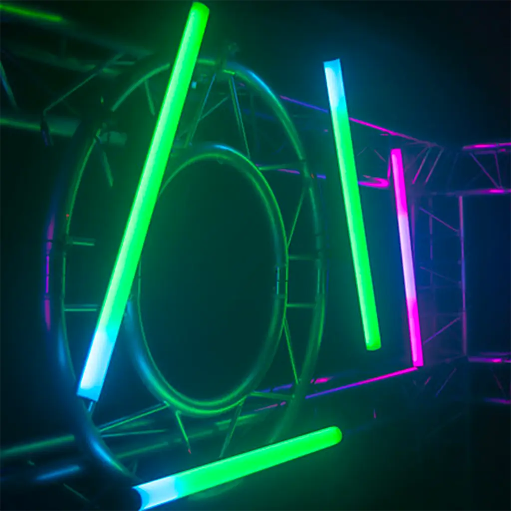 Mehrfarbige LED-Leiste mit Musikerkennung Neon Bar