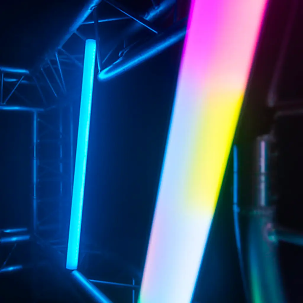 Mehrfarbige LED-Leiste mit Musikerkennung Neon Bar