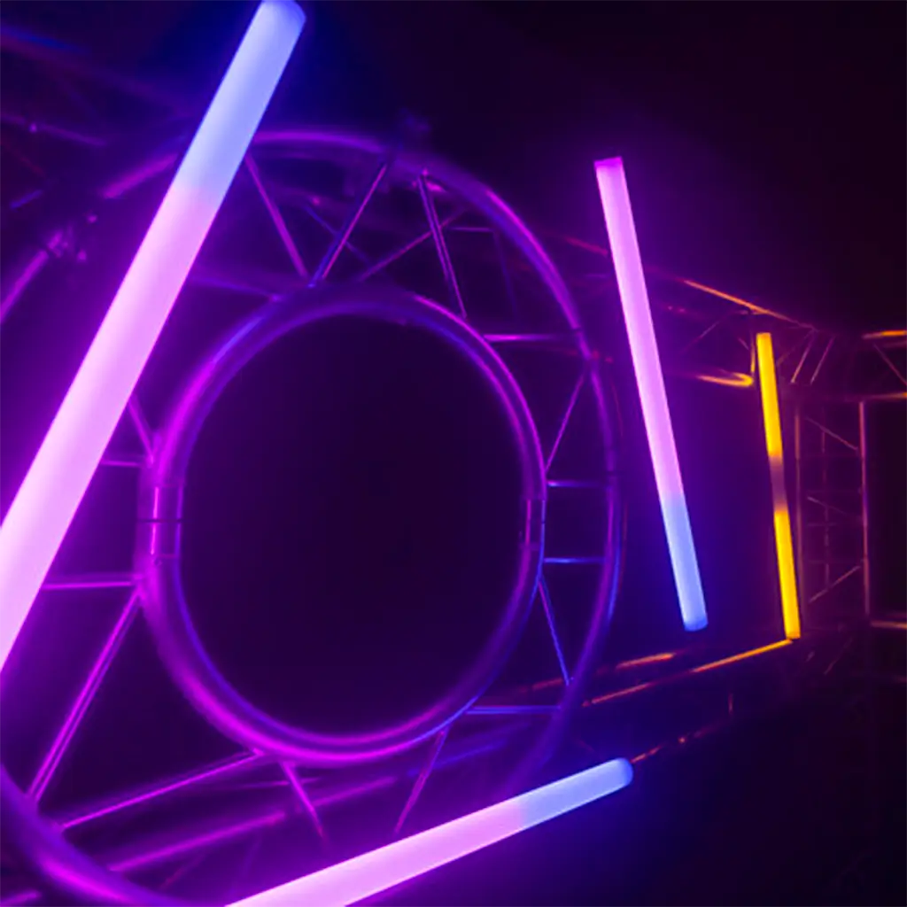 Mehrfarbige LED-Leiste mit Musikerkennung Neon Bar