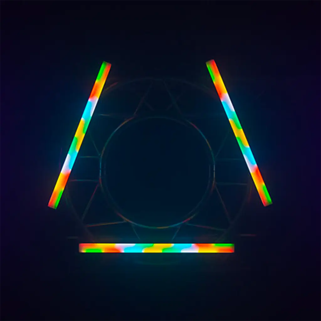 Mehrfarbige LED-Leiste mit Musikerkennung Neon Bar