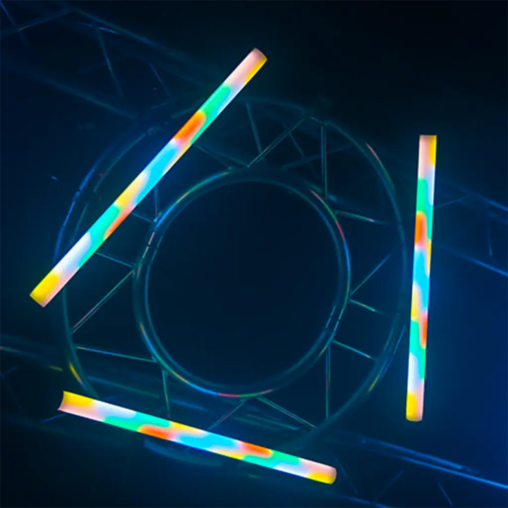Mehrfarbige LED-Leiste mit Musikerkennung Neon Bar