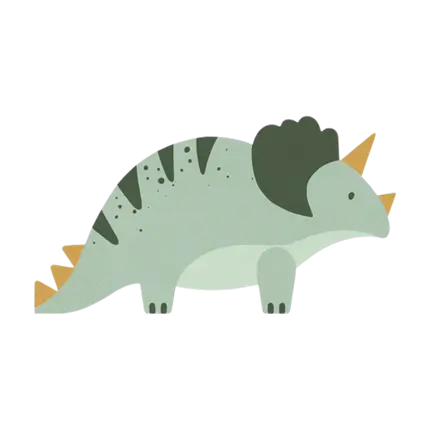 Servietten Triceratops