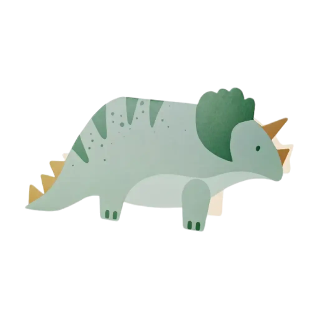Triceratops Einladungskarten