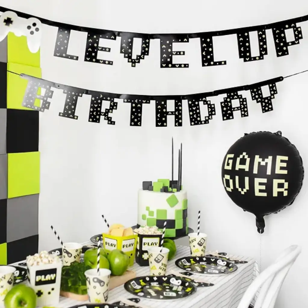 Gaming Girlanden "Level Up"