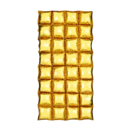 Ballonvorhang Gold 143 cm