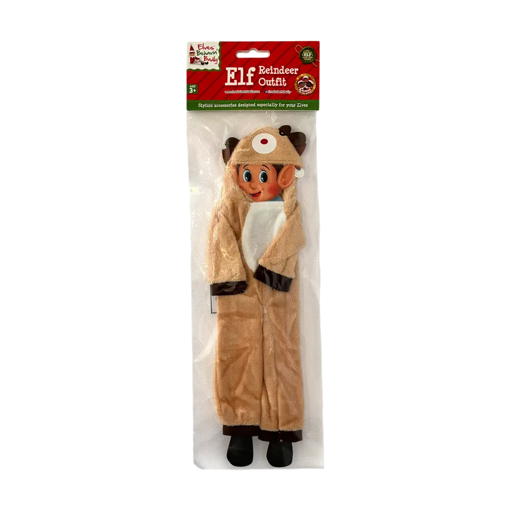 Kostüm für einen scherzhaften Kobold "Rentier".