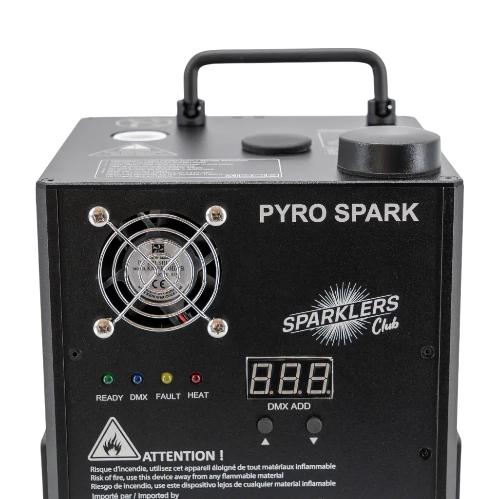 SPARKLERS CLUB® - Kalte Funkenmaschine - Pyro Spark