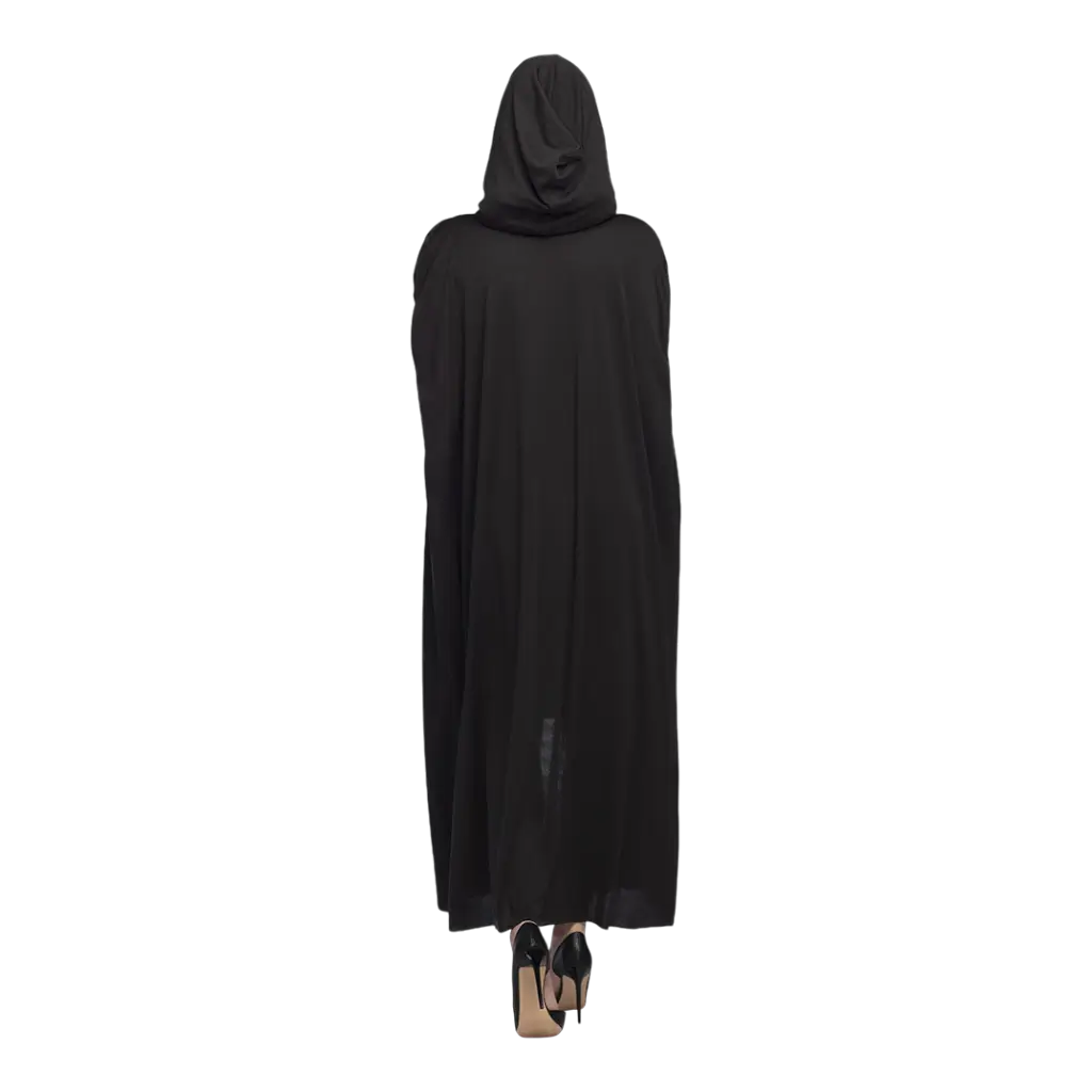 Kapuzenumhang schwarz - 180cm