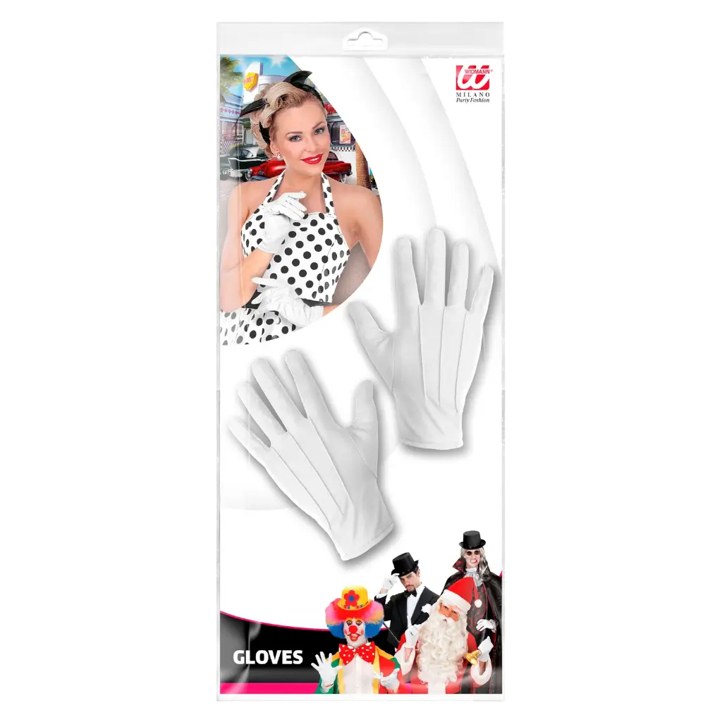 Weiße Handschuhe