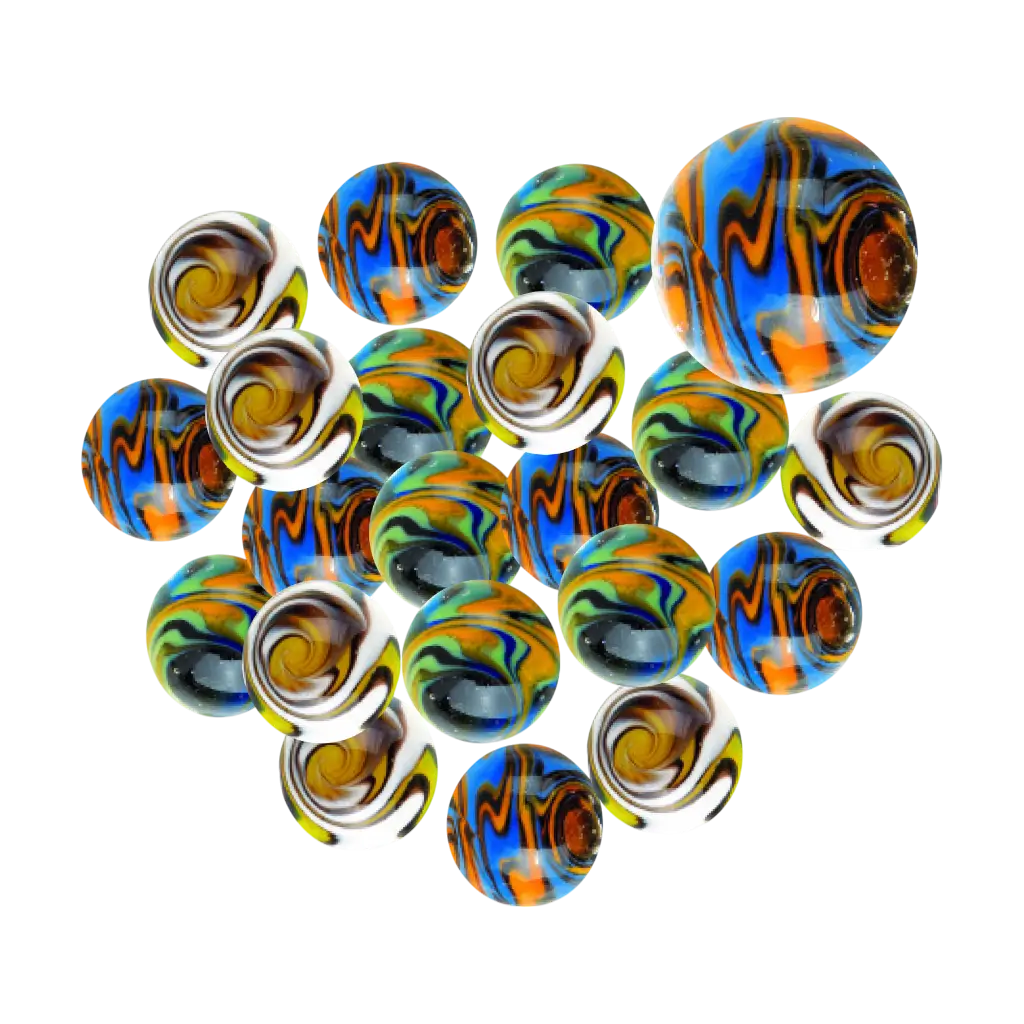 20 Diabolic Murmeln +1 Calot (Sammlerstücke)