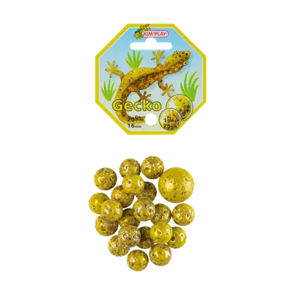 20 Gecko-Murmeln +1 Calot