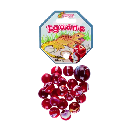 20 Murmeln Leguan +1 Calot