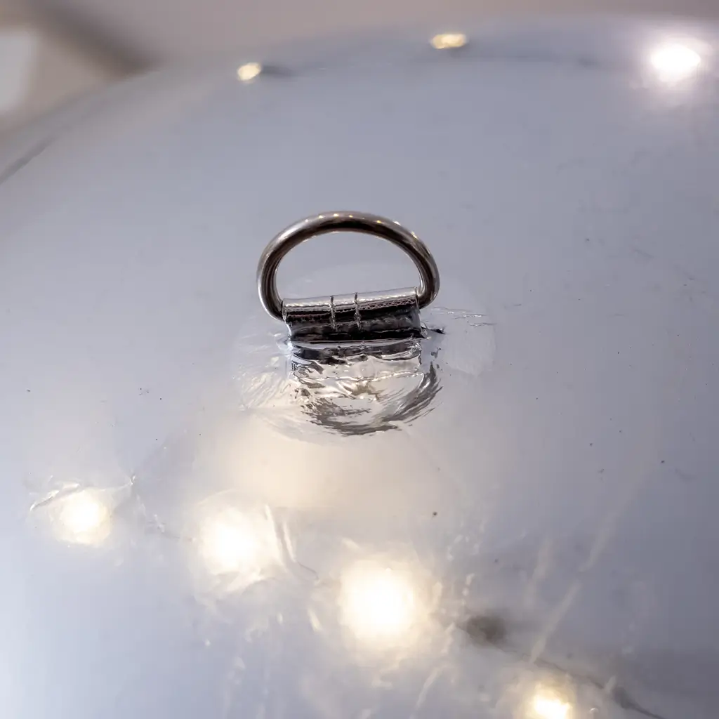 Aufblasbare Spiegelkugel Silber 200cm - Wiederverwendbare Deko