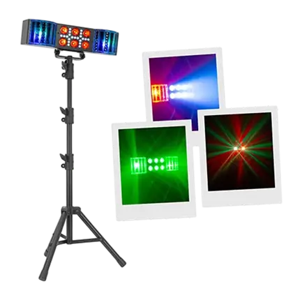 Twin Derby - 3-in-1-Effekte mit DMX