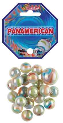 20 Panamerican Murmeln +1 Calot