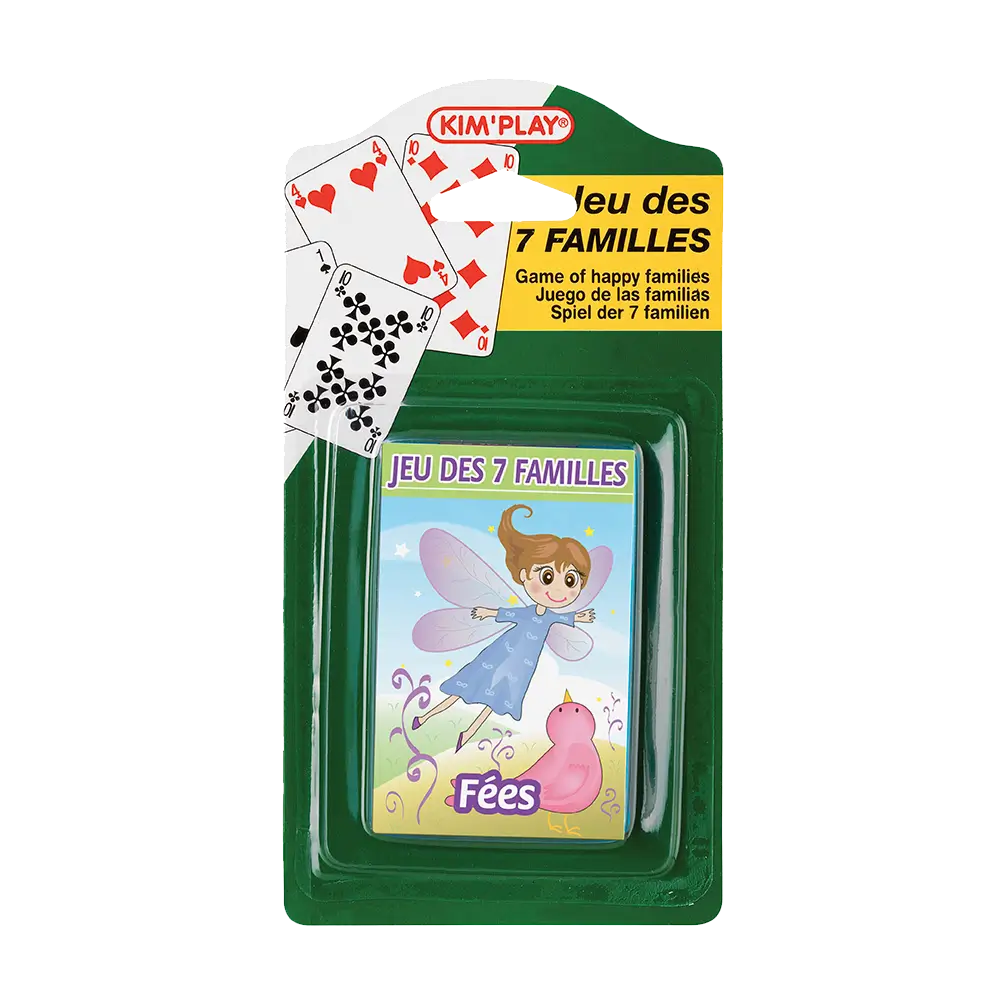 7 Familien Spiel - Prinzessinnen Feen Piraten Ritter (4er Set)