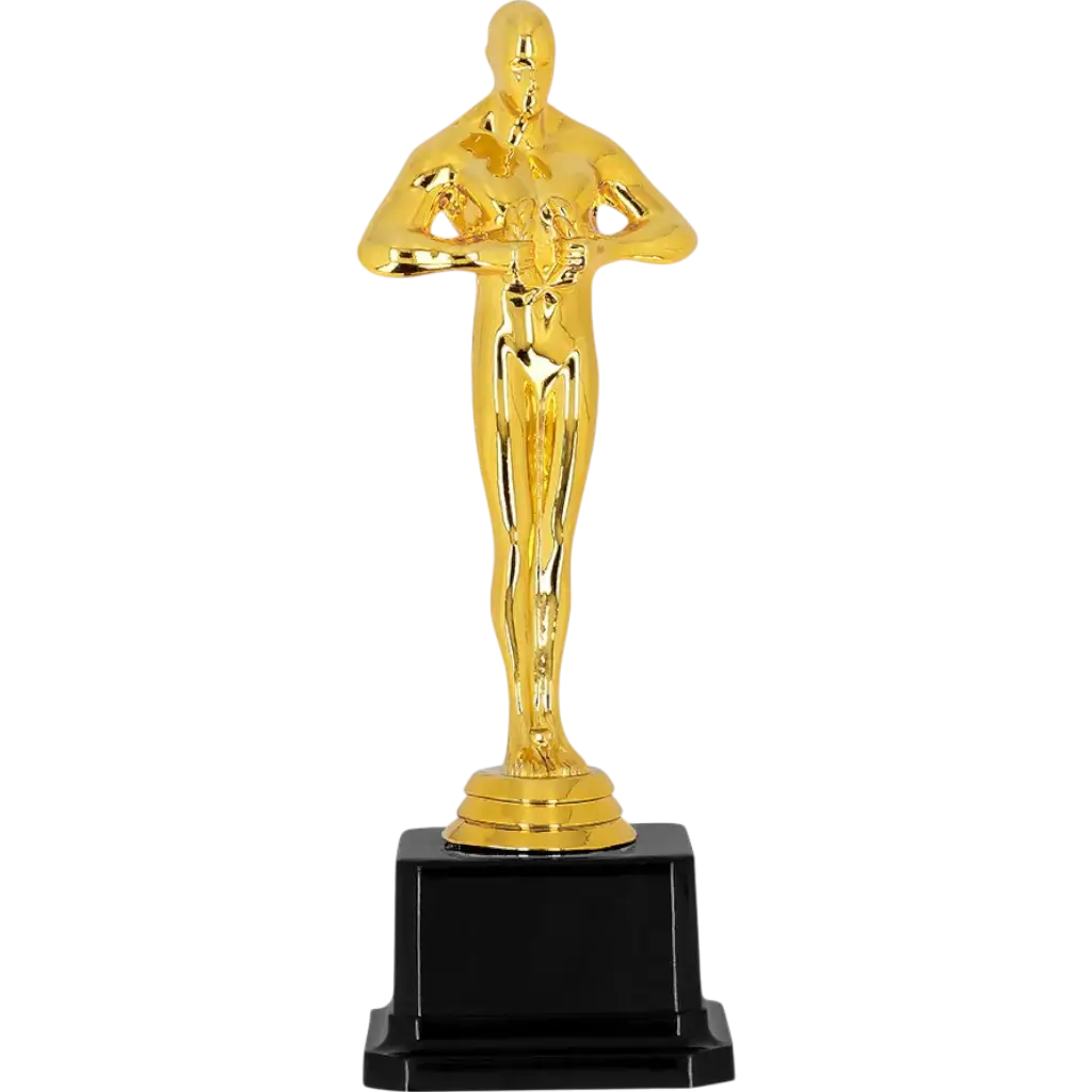 Goldene Trophäe 21 cm - Hollywood-Stil