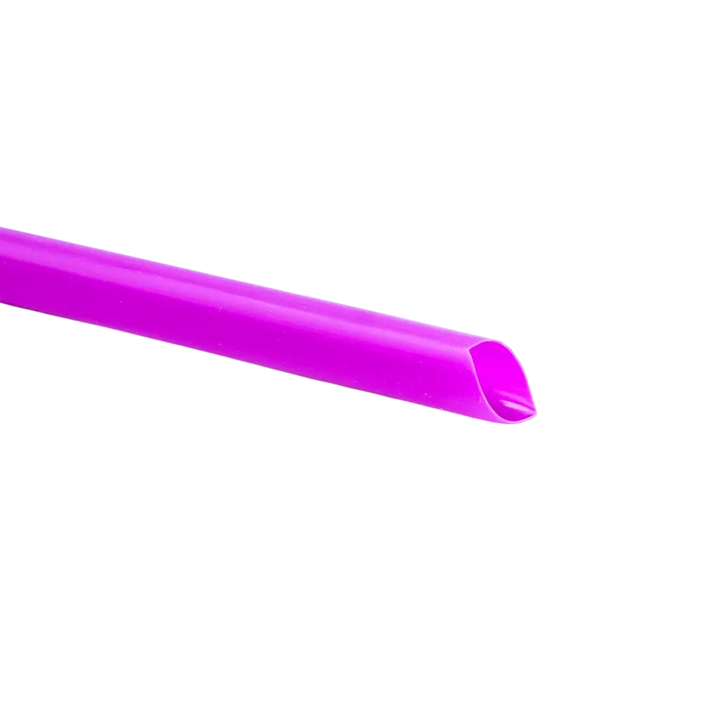 Wiederverwendbarer PP Bubble Tea abgeschrägter Strohhalm - Mehrfarbig 20cm/ø12mm (100 Stück)