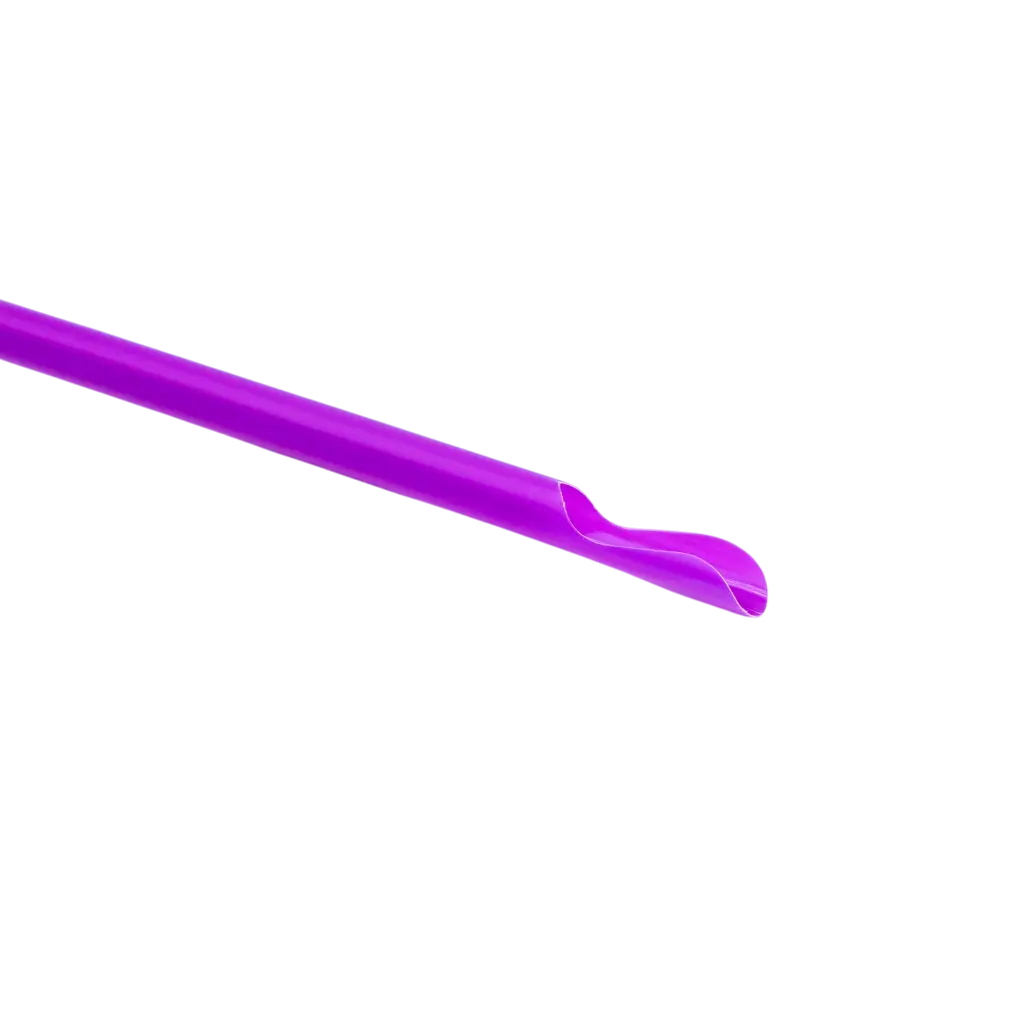 Wiederverwendbarer PP-Löffelstrohhalm - Mehrfarbig 21cm/ø8mm (100 Stück)