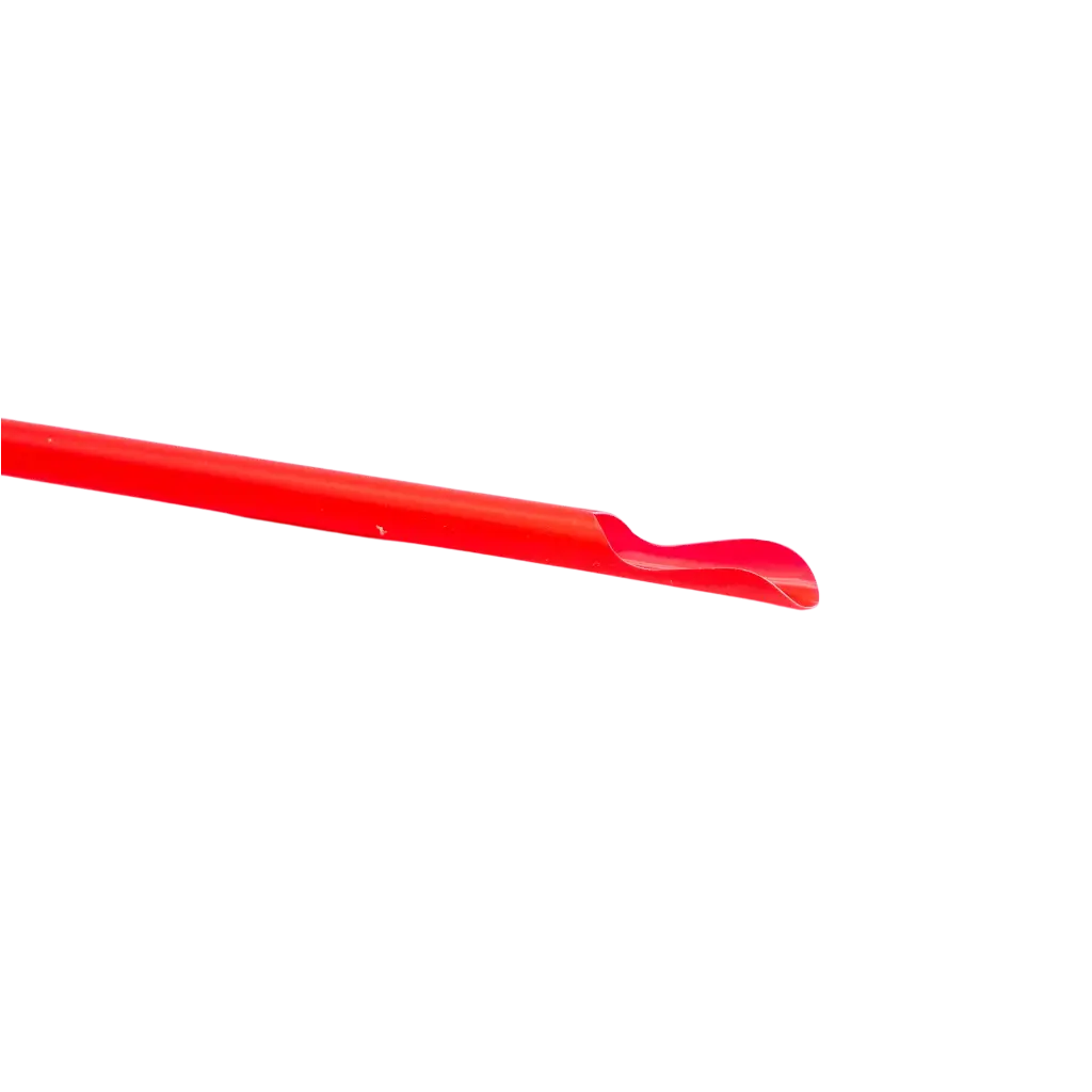 Wiederverwendbarer PP-Löffelstrohhalm - Mehrfarbig 21cm/ø8mm (100 Stück)