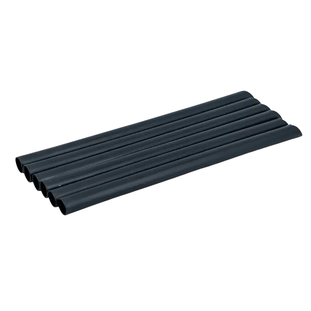 Wiederverwendbarer Bubble-Tea-Strohhalm aus PP - Schwarz 20cm/ø12mm (100 Stück)