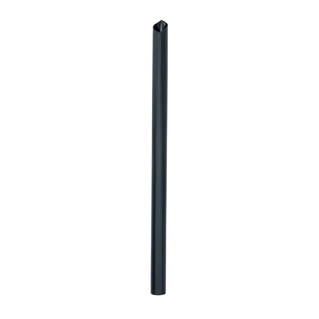 Wiederverwendbarer Bubble-Tea-Strohhalm aus PP - Schwarz 20cm/ø12mm (100 Stück)