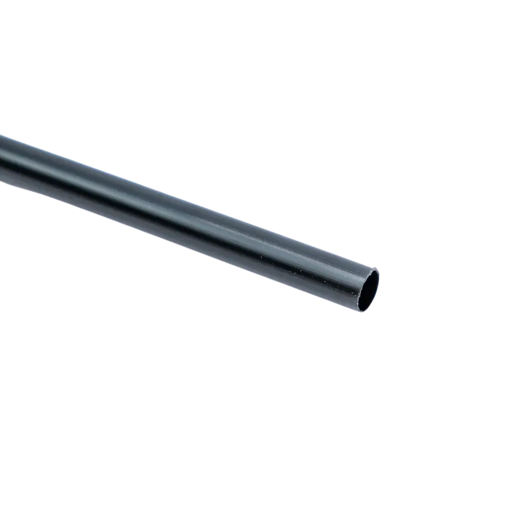 Wiederverwendbarer PP Cocktailstrohhalm - Schwarz 20cm/ø8mm (LOT OF 250)