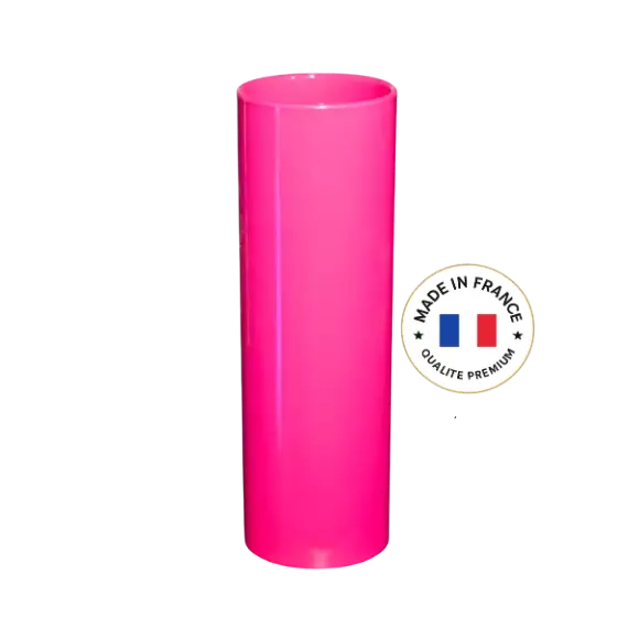 Glas unzerbrechliche Röhre Rose 22cl