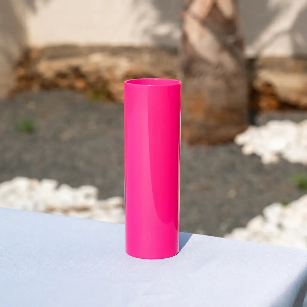 Glas unzerbrechliche Röhre Rose 22cl