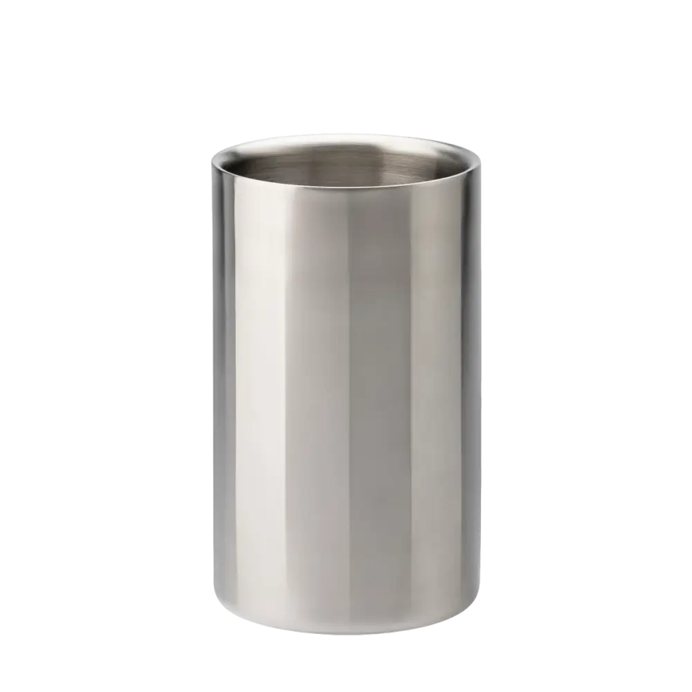 Isothermer Weinkühler aus satiniertem Edelstahl - 1 Flasche 20 x 12 cm