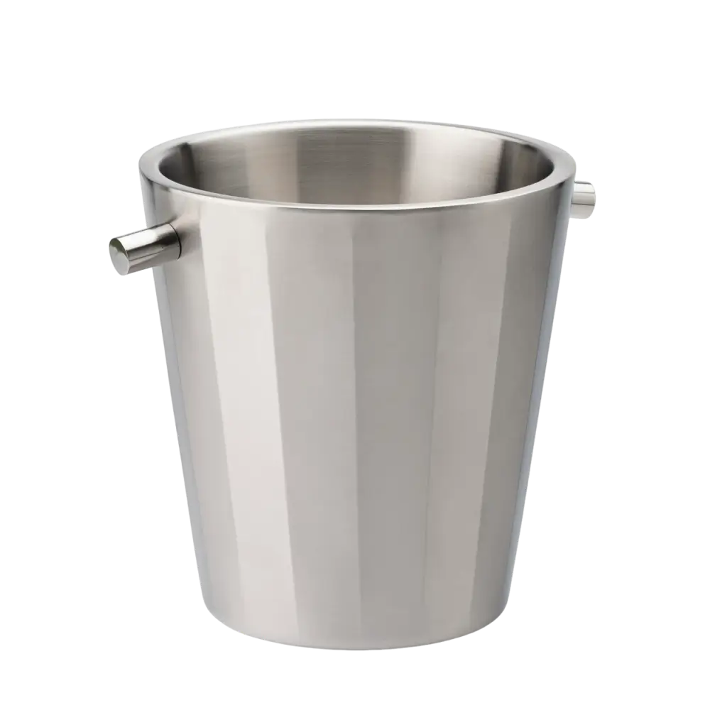 Isothermischer Weinkühler aus satiniertem Edelstahl - 1 Flasche 20 x 21,5 cm