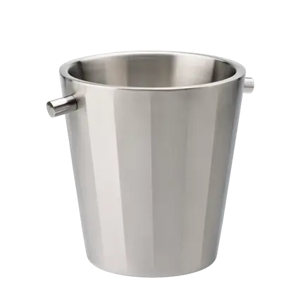 Isothermischer Weinkühler aus satiniertem Edelstahl - 1 Flasche 20 x 21,5 cm