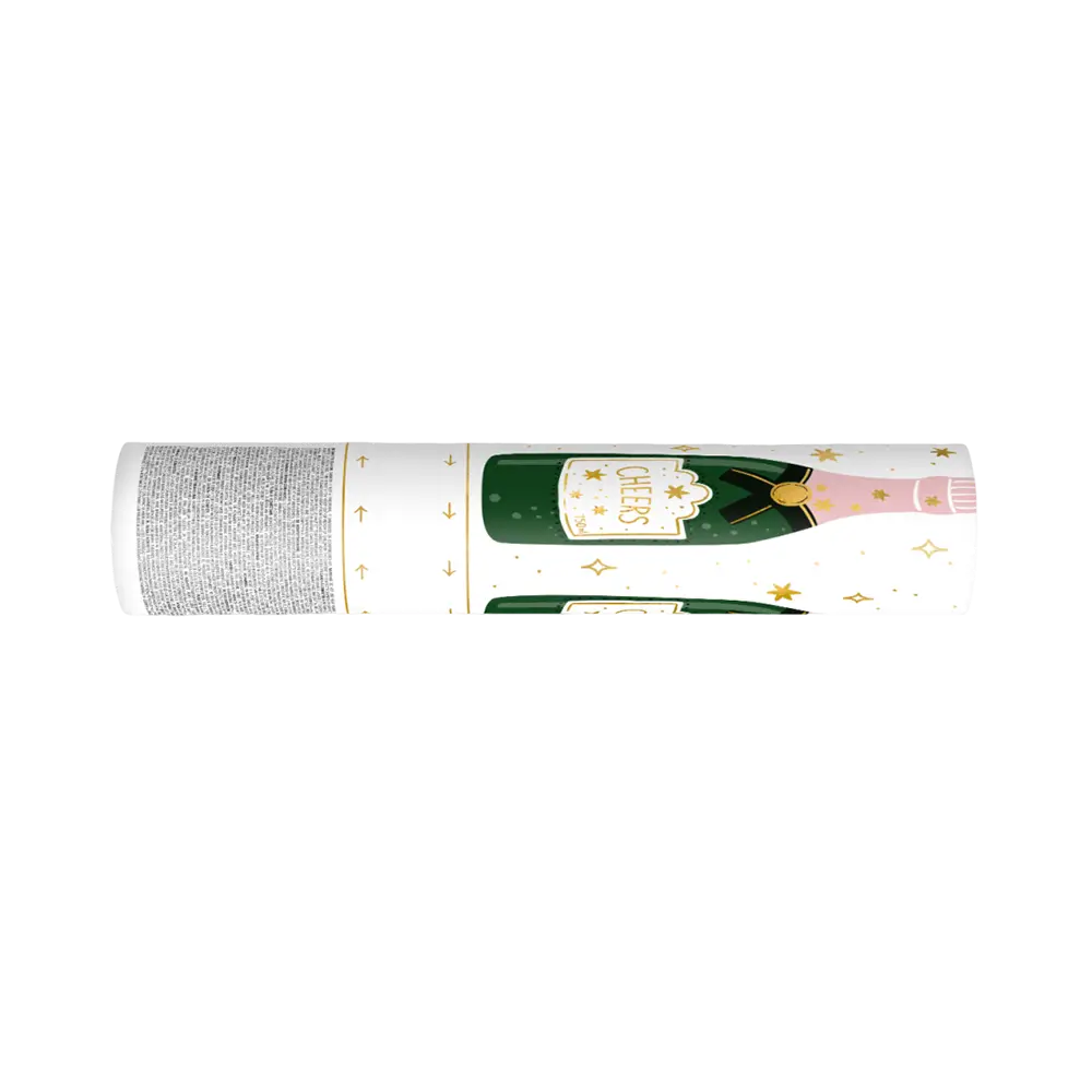 Konfetti-Kanone – Biologisch abbaubare goldene Sterne – 20 cm?