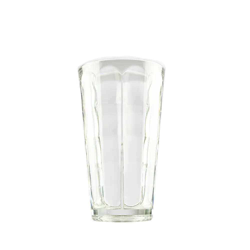 Unzerbrechliches Bier-, Wasser- und Cocktailglas "Optic Square" aus Ecozen - 34 cl