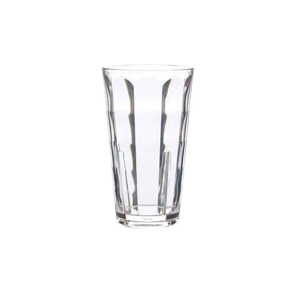 Unzerbrechliches Bier-, Wasser- und Cocktailglas "Optic Square" aus Ecozen - 34 cl
