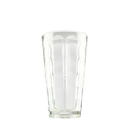 Unzerbrechliches Bier-, Wasser- und Cocktailglas Optic Square aus Ecozen - 34 cl