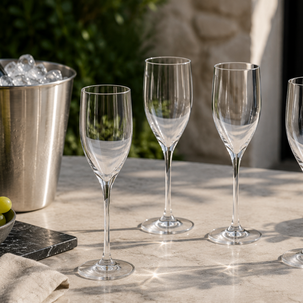 Glas Sektflöte "Venus" unzerbrechlich aus Ecozen - 17 cl