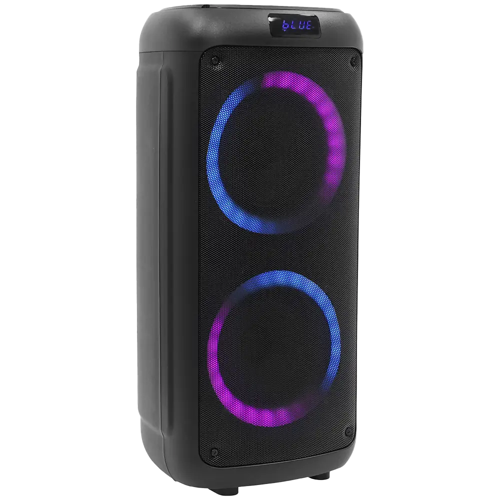 Tragbarer batteriebetriebener Lautsprecher 'BOOMaster 300' - 250W mit Bluetooth, LED