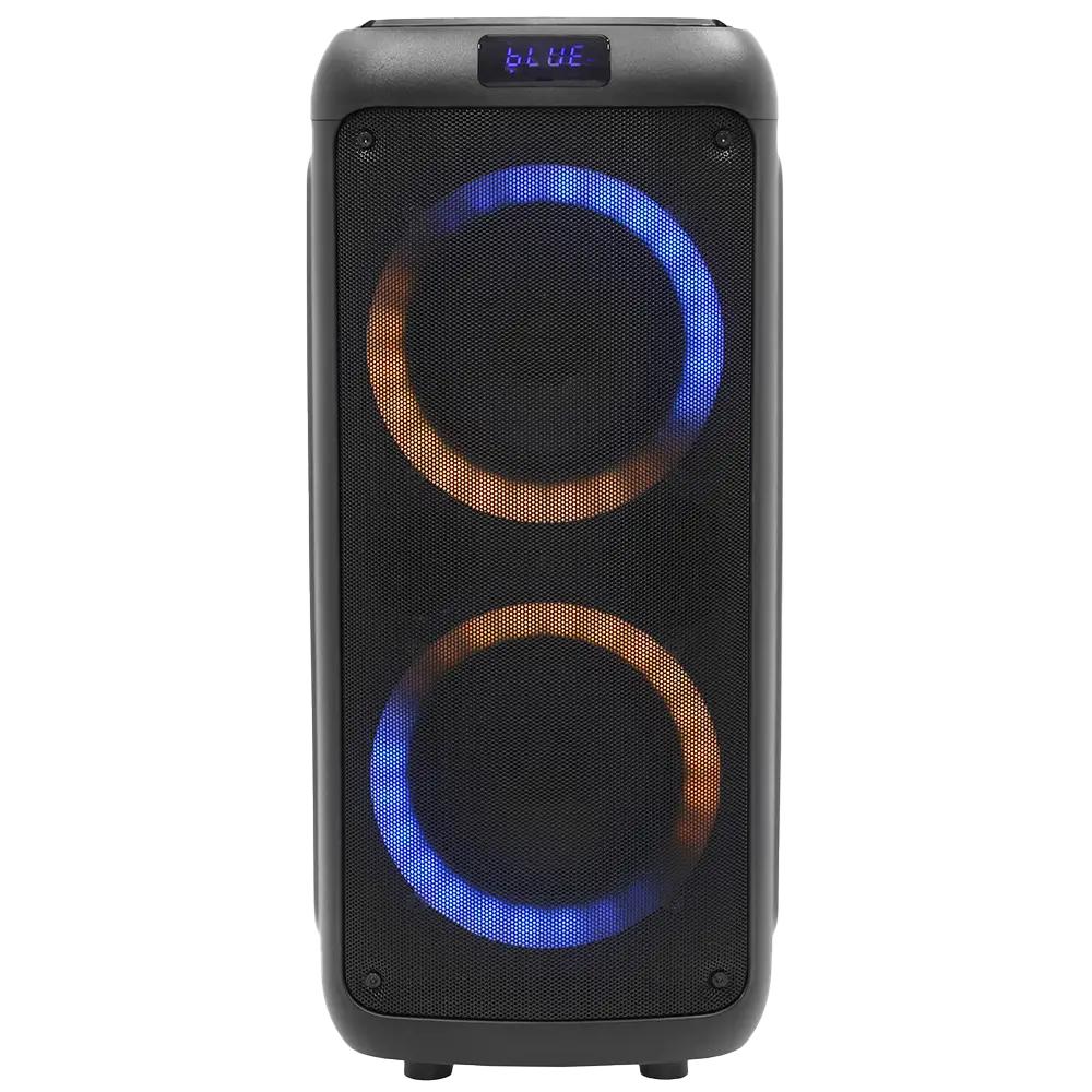 Tragbarer batteriebetriebener Lautsprecher 'BOOMaster 300' - 250W mit Bluetooth, LED