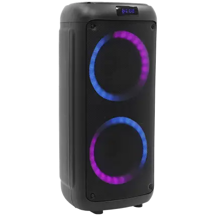 Tragbarer batteriebetriebener Lautsprecher 'BOOMaster 300' - 250W mit Bluetooth, LED