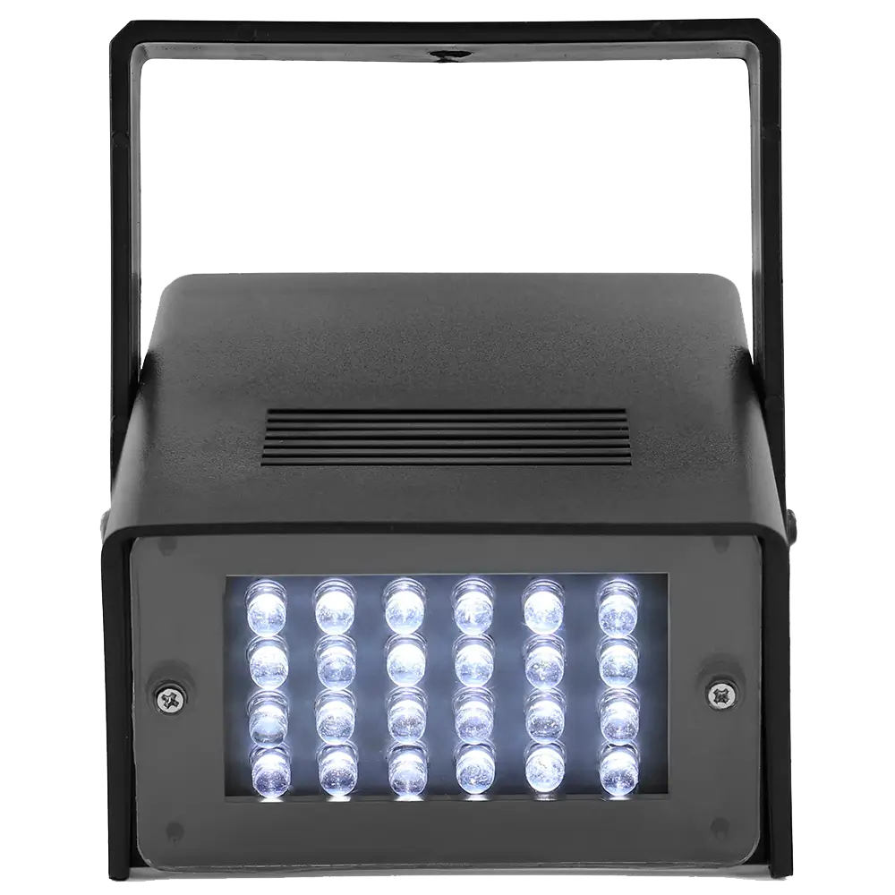 LED-Stroboskop "FLASHLED-MINI" - 24 weiße LEDs, einstellbare Geschwindigkeit