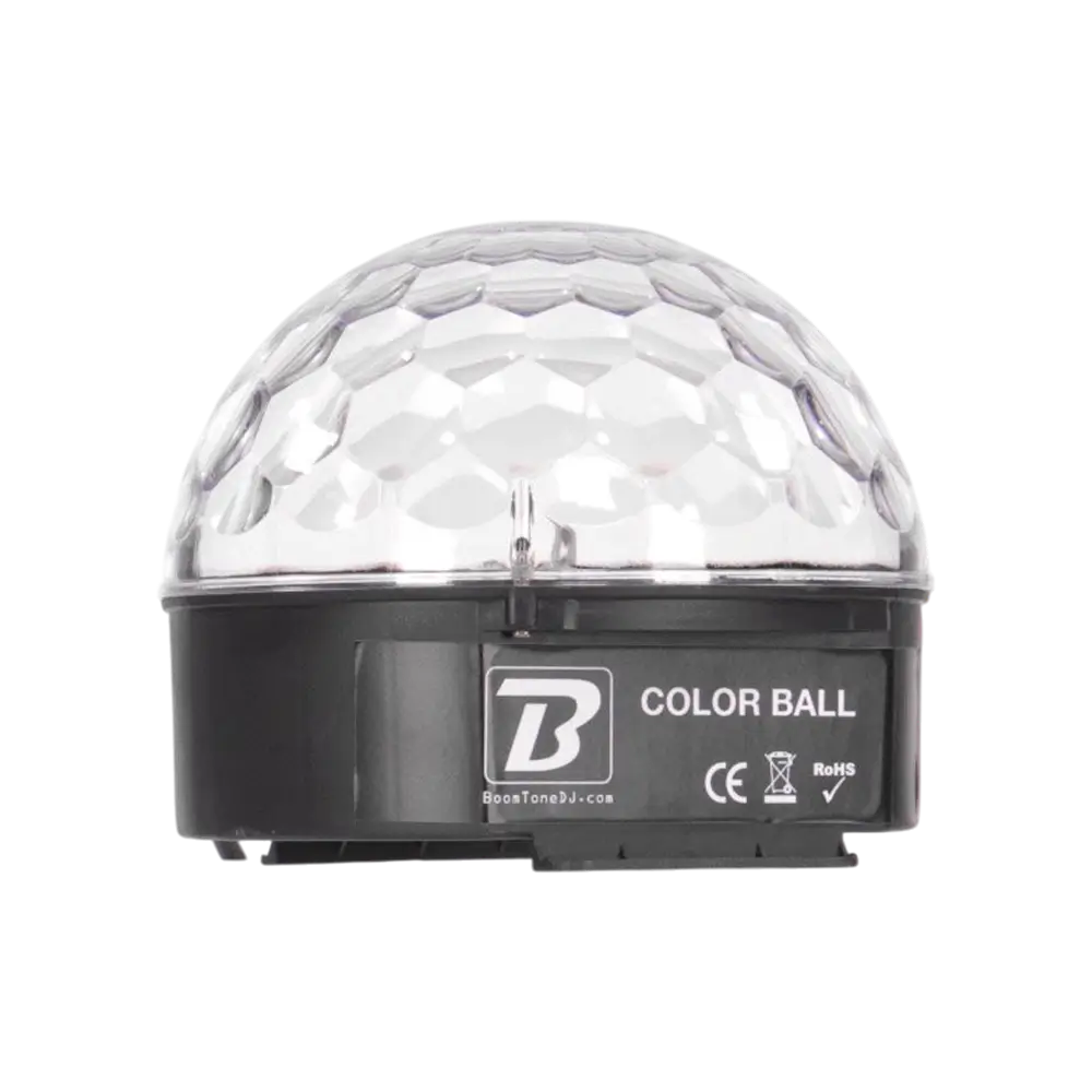 LED-Lichtspiel "Color Ball" - RGB 9W, 82 Linsen, inkl. Fernbedienung