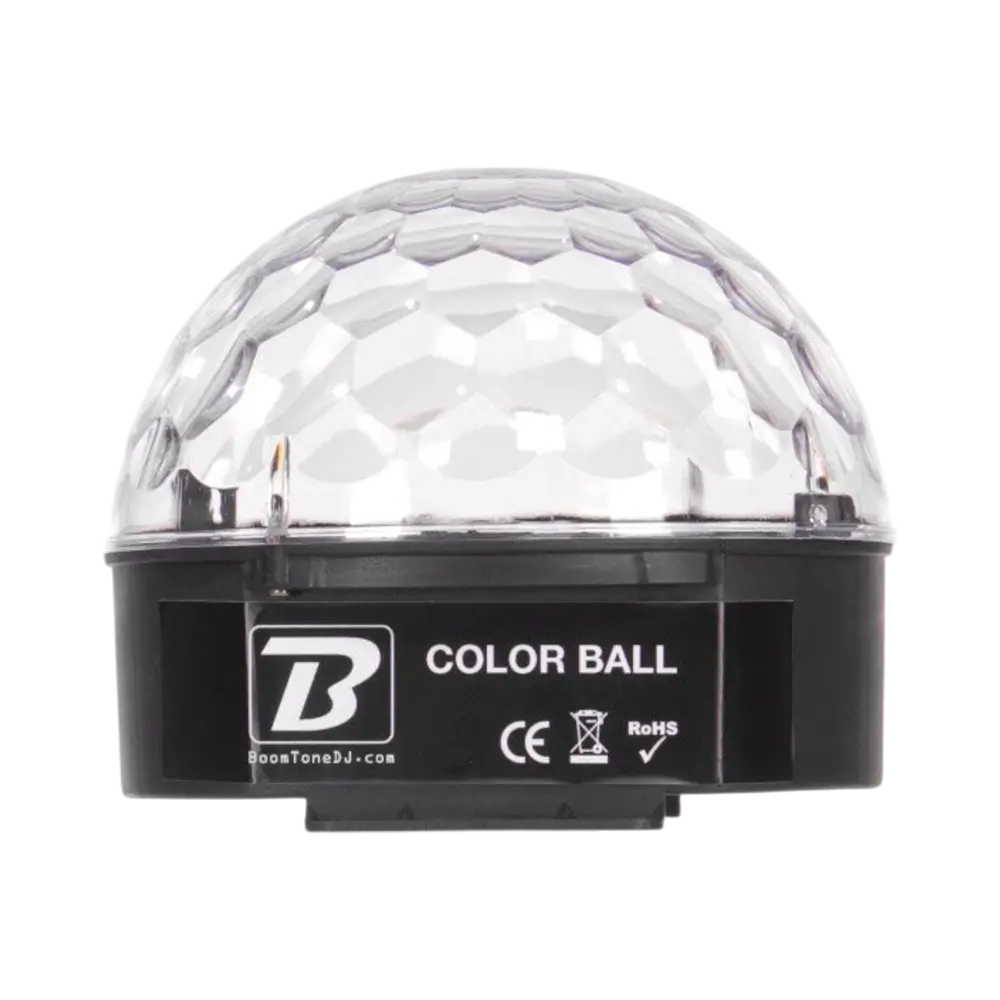 LED-Lichtspiel "Color Ball" - RGB 9W, 82 Linsen, inkl. Fernbedienung