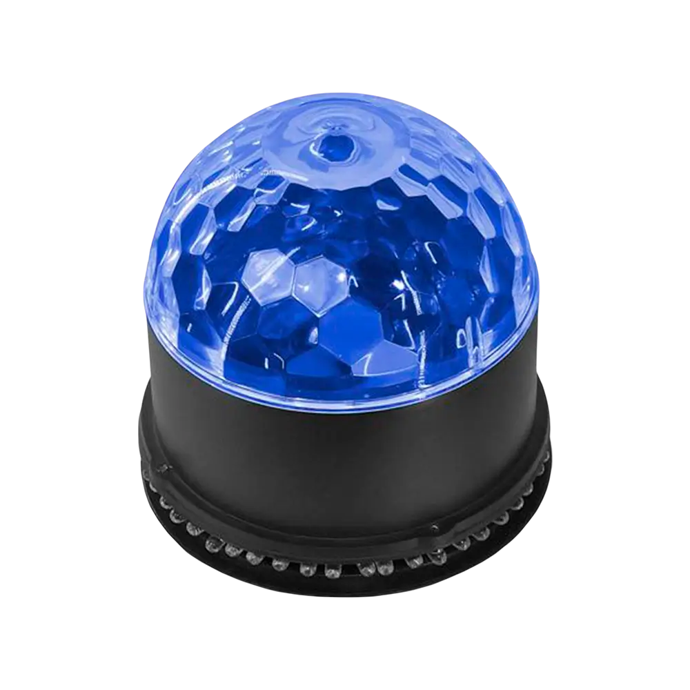 LED-Lichtspiel "SunBall" - 48 RGB-LEDs, Sonnen- und Discokugel-Effekte, Auto- und Audiomodus