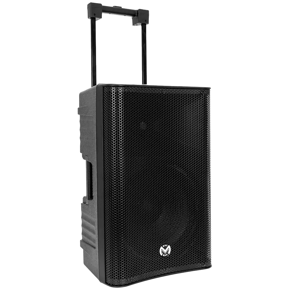 Tragbarer Lautsprecher „Mobile Pro 12“ Mac Mah – 500W, Bluetooth, 2 UHF-Mikrofone