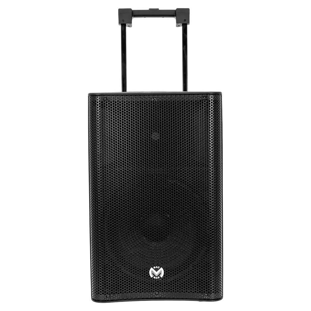 Tragbarer Lautsprecher „Mobile Pro 12“ Mac Mah – 500W, Bluetooth, 2 UHF-Mikrofone