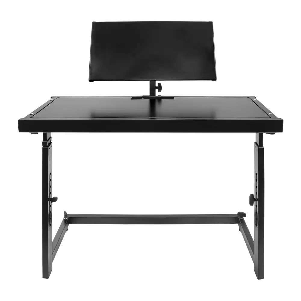 Stand "DJ STATION" - verstellbare Höhe 68-92 cm, integriertes PC-Tablett