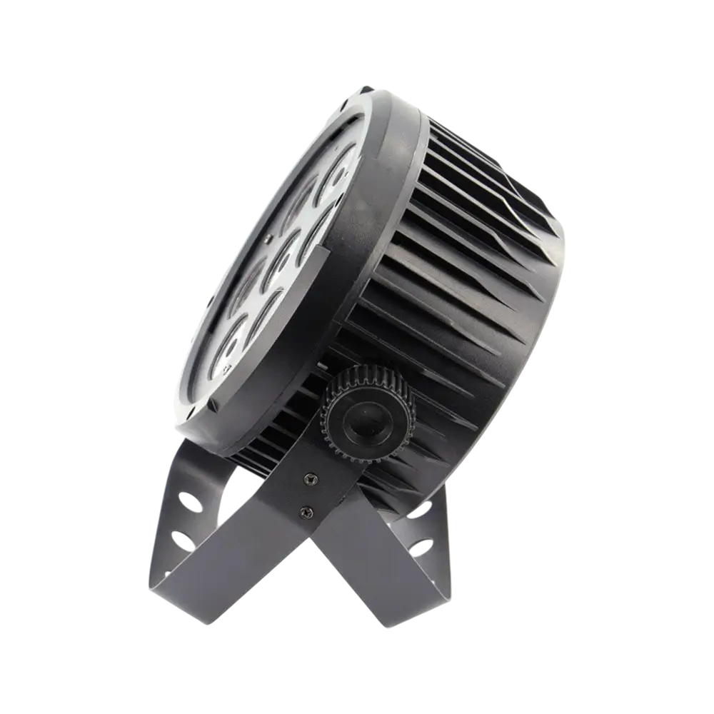 7x10W 5in1 LED-PAR-Scheinwerfer - 7 RGBWA-LEDs, DMX, Auto- und Musikmodus und Fernbedienung