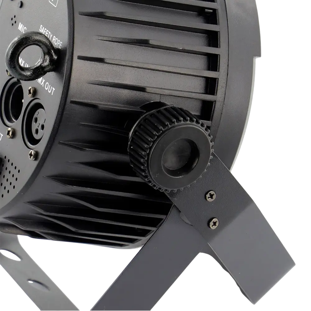 7x10W 5in1 LED-PAR-Scheinwerfer - 7 RGBWA-LEDs, DMX, Auto- und Musikmodus und Fernbedienung